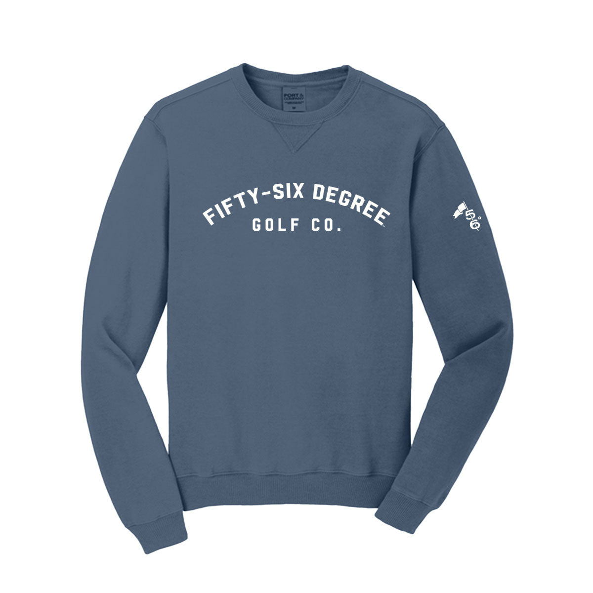 Fifty-Six° Arch - Denim Crewneck