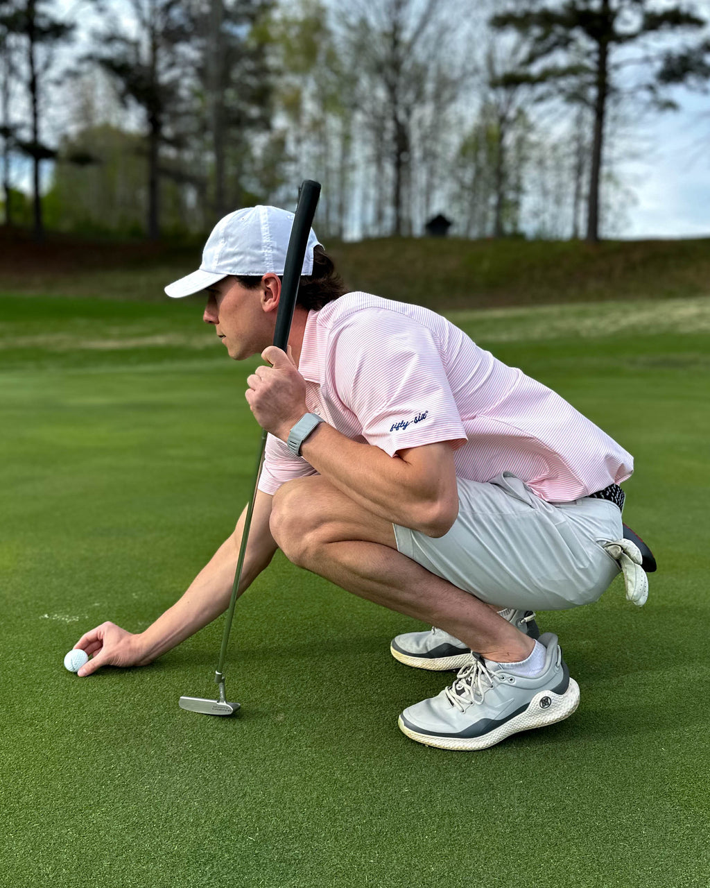 Performance Sport Range Polo - Pink Stripe