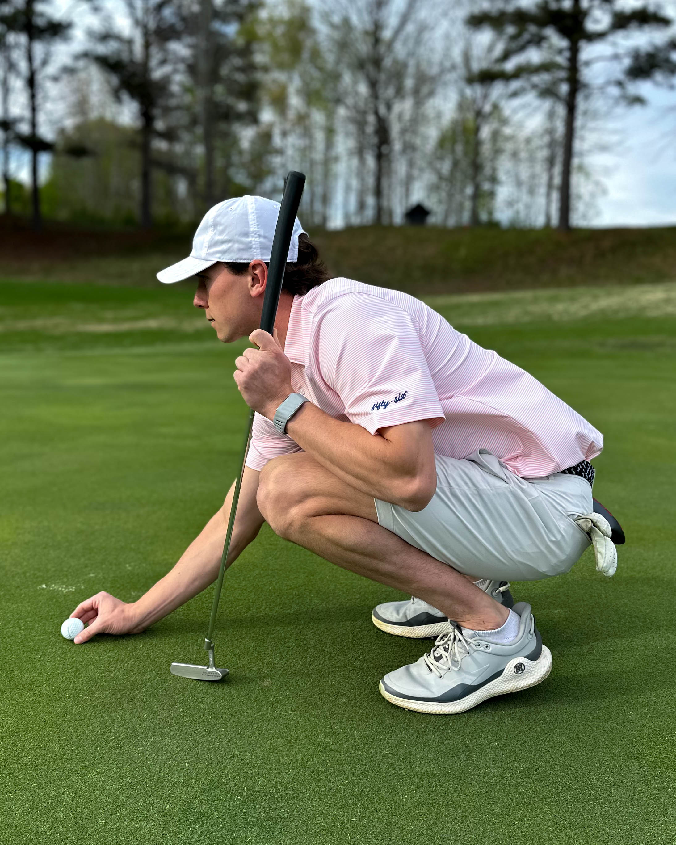 Performance Sport Range Polo - Pink Stripe