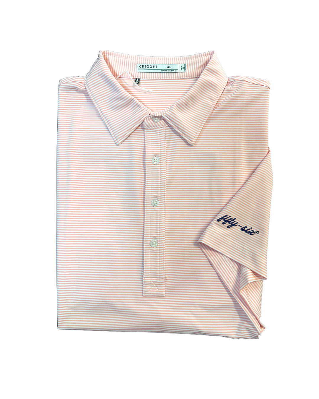 Performance Sport Range Polo - Pink Stripe